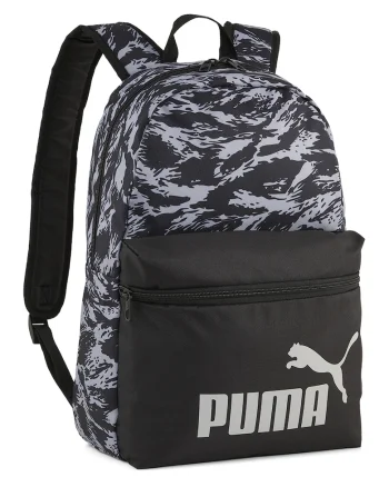 Rucsac cu imprimeu logo Phase - 22L - Negru/Gri deschis