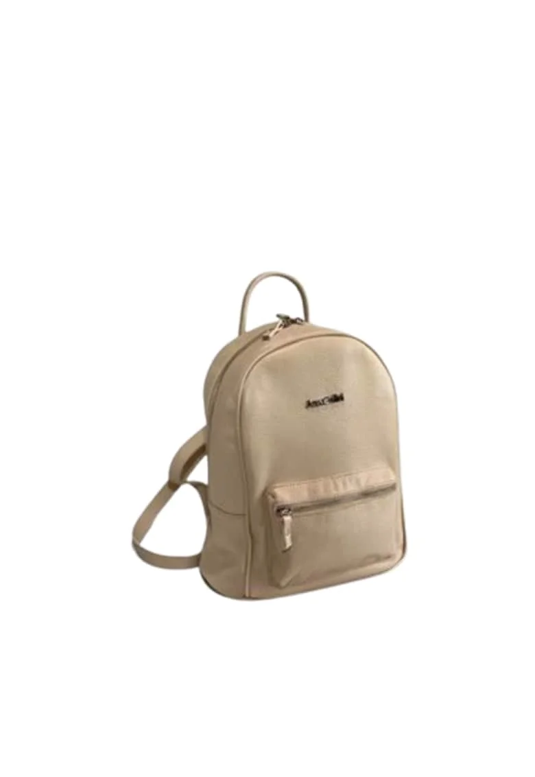 Rucsac piele -  3 intermediar - nude - 26 x 14 x 30 cm