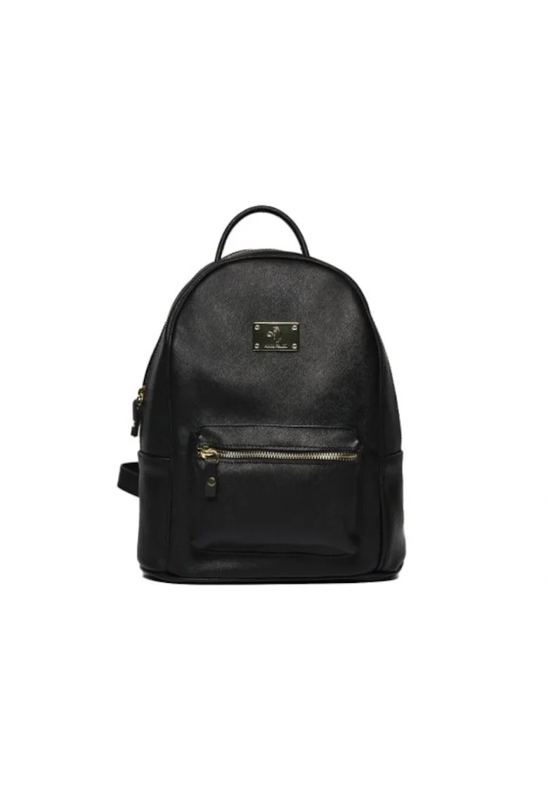 Rucsac piele -  3 negru