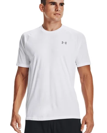 Tricou pentru antrenament Velocity 2.0 - Alb/Gri