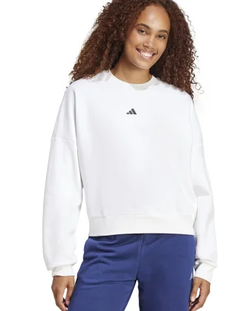 Bluza de trening lejera cu captuseala calduroasa - Negru stins/Alb optic
