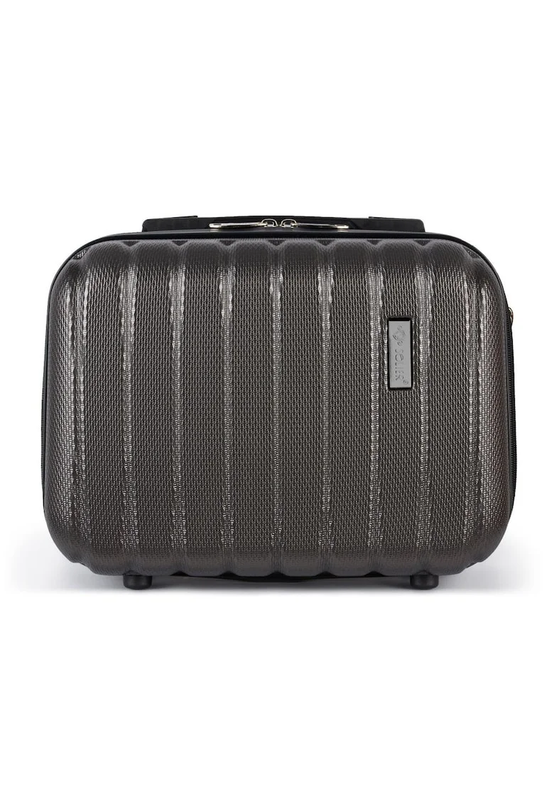 Beauty case rigid din ABS - 14'' STL902 - gri inchis