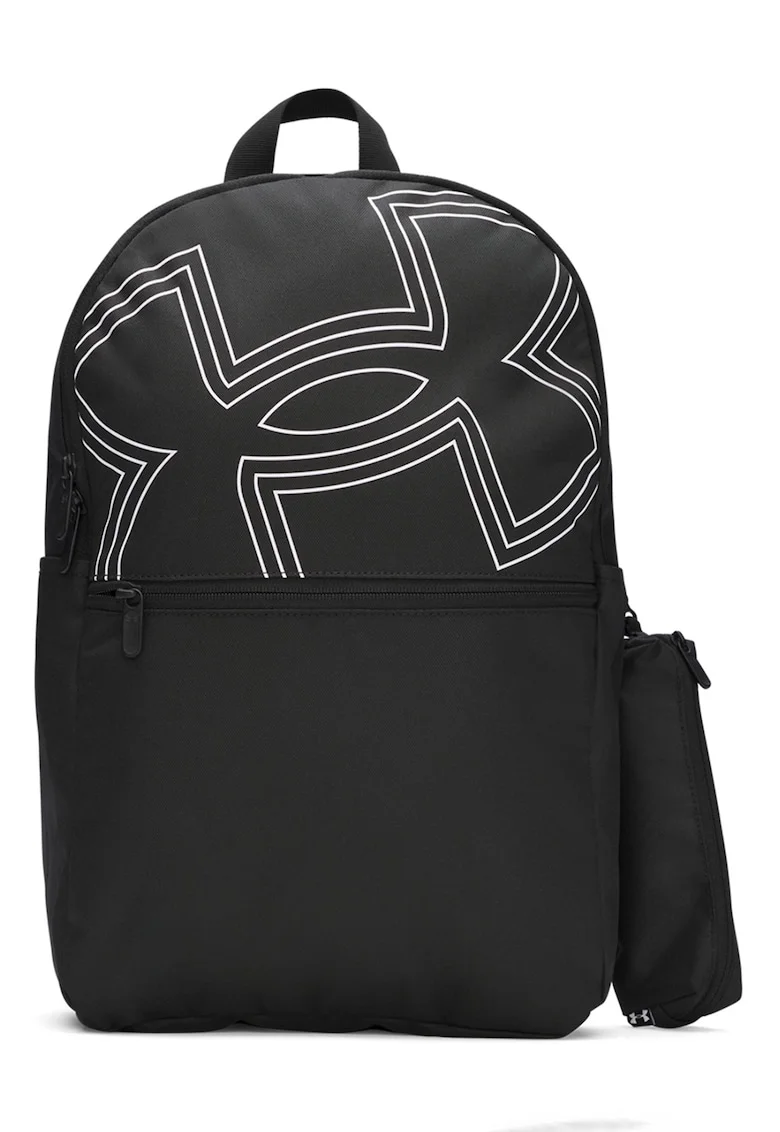 Rucsac cu imprimeu logo unisex Essential - Alb/Negru