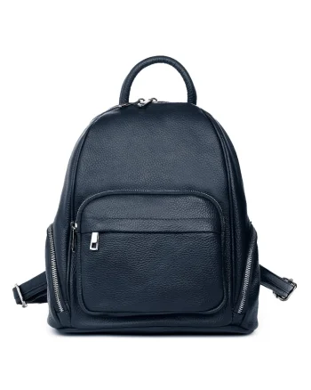 Rucsac din piele naturala Enzo - Bleumarin
