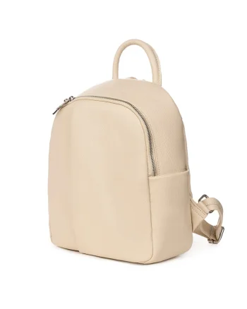 Rucsac din piele naturala Angelo - Crem
