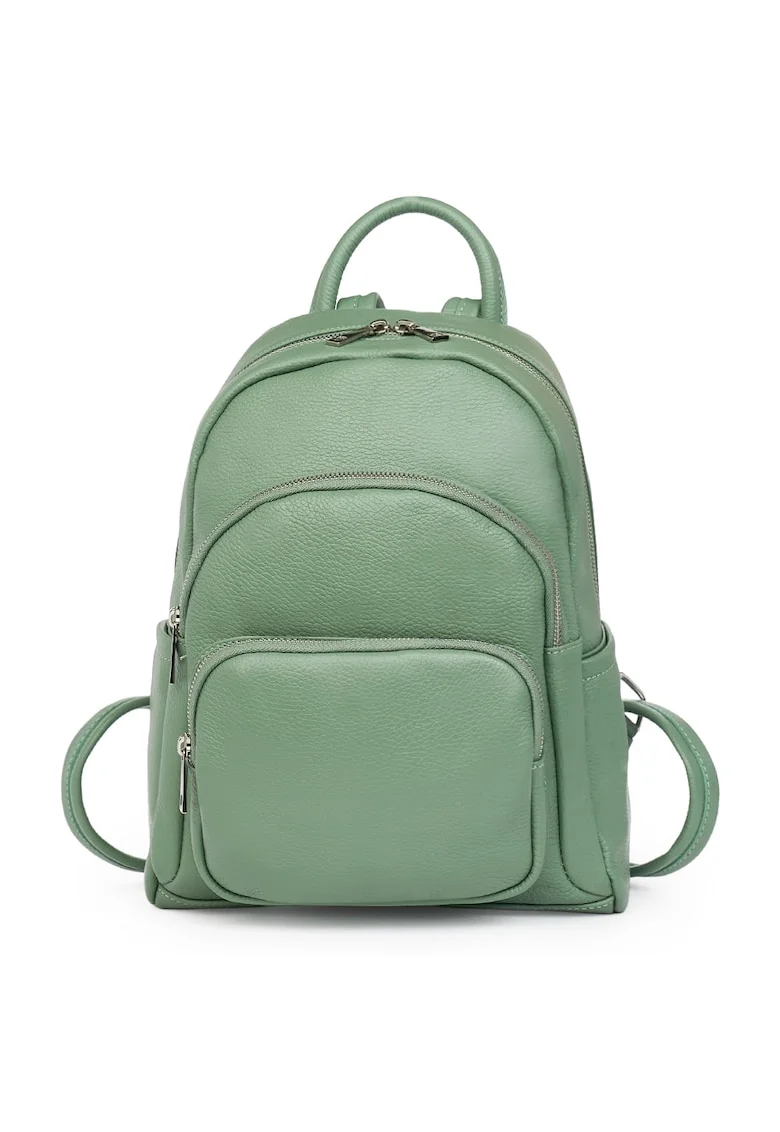 Rucsac din piele naturala Alghero - Verde