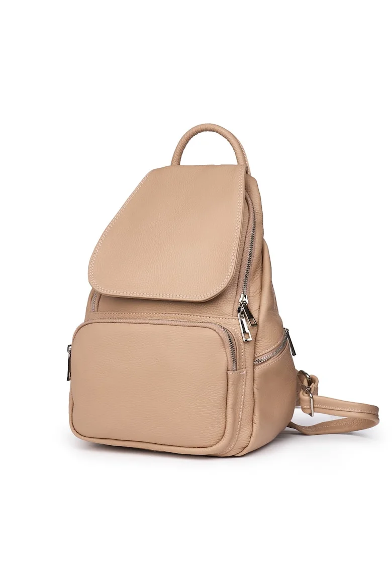 Rucsac din piele naturala Amadeus - Roz