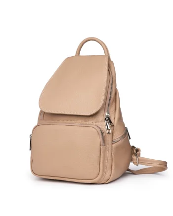 Rucsac din piele naturala Amadeus - Roz