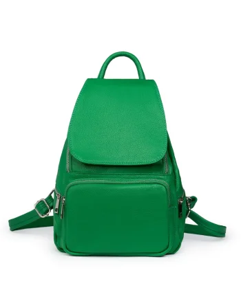 Rucsac din piele naturala Amadeus - Verde