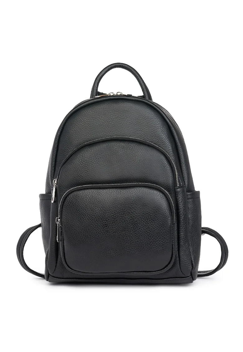 Rucsac din piele naturala Alghero negru