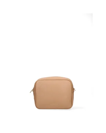 Geanta crossbody din piele cu model uni