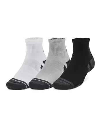 Set de sosete scurte unisex pentru fitness - 3 perechi - Alb/Negru/Gri