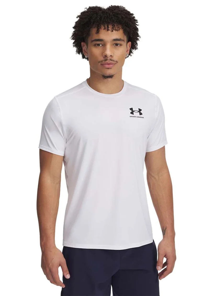 Tricou cambrat pentru fitness Heatgear - Alb murdar