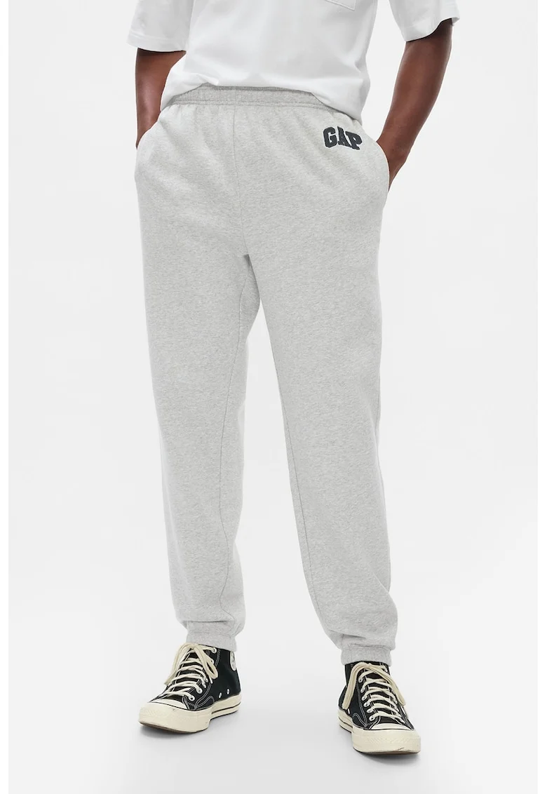 Pantaloni de trening cu buzunare - Gri deschis