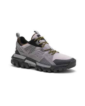 Pantofi sport cu garnituri de piele intoarsa - Violet prafuit
