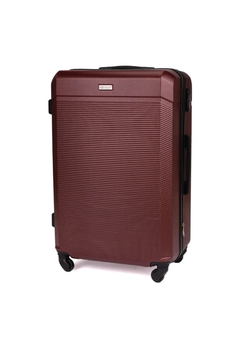 Troler mediu de calatorie 22"  STL945 ABS maro - valiza rigida M