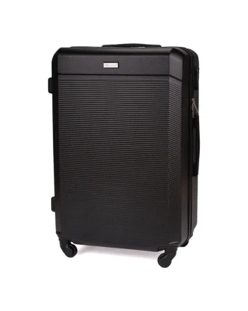 Troler mediu de calatorie 22"  STL945 ABS negru - valiza rigida M