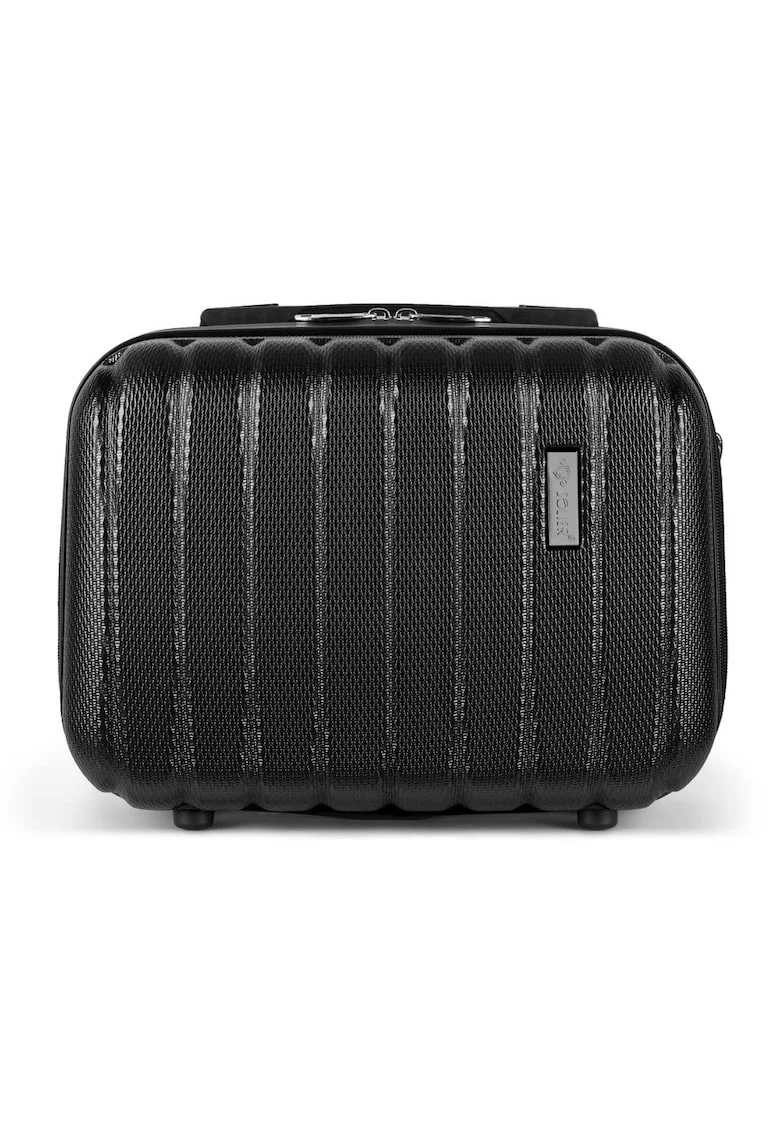 Beauty case rigid din ABS - 14'' STL902 - negru
