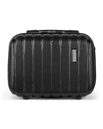 Beauty case rigid din ABS - 14'' STL902 - negru