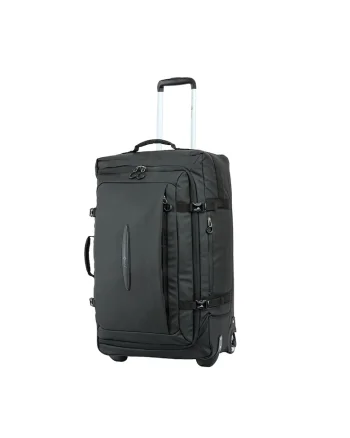 Troler mare  SW42503 - 72x40x30 cm - bagaj de cala - 78L - 2 roti - poliester impermeabil - negru