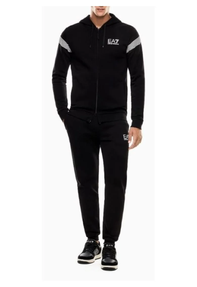 Trening  TRAIN 7 LINES M T-SUIT HOODIE FZ CH BR-7M000967-AF10377-UC001