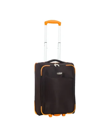 Troler de cabina  SW233 - 52x34.5x20 cm - bagaj de mana - poliester - 2 roti - maro