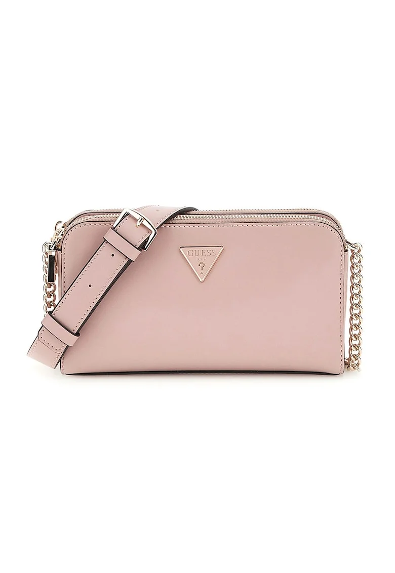 Geanta crossbody cu bareta din lant Daryna - Roz