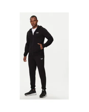 Trening barbati  Emporio Armani - 8NPV63 PJVRZ - Bumbac - Negru - Negru