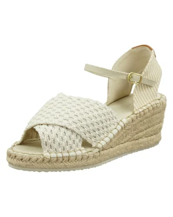Espadrile dama  30568950 - Textil - Ecru
