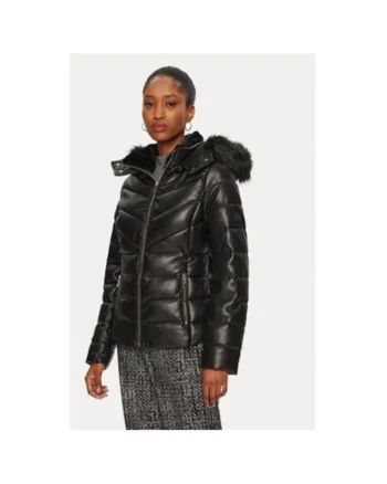 Geaca dama -  304479984 - Piele ecologica - Negru - Negru