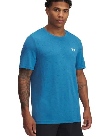 Tricou fara cusaturi - pentru fitness Vanish - Albastru glaciar