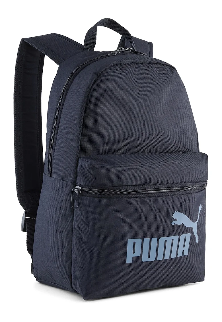 Rucsac din material textil cu buzunar frontal cu fermoar - Albastru ultramarin