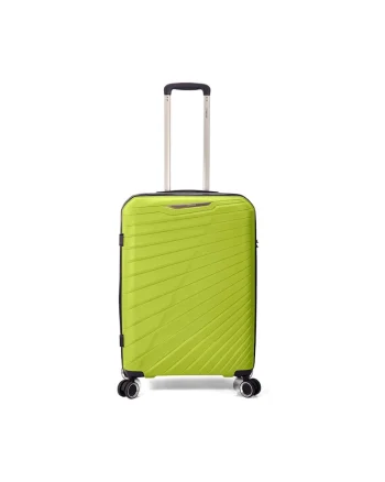 Troler  BZ 5808 - polipropilena - cifru - 4 roti 360° - Verde