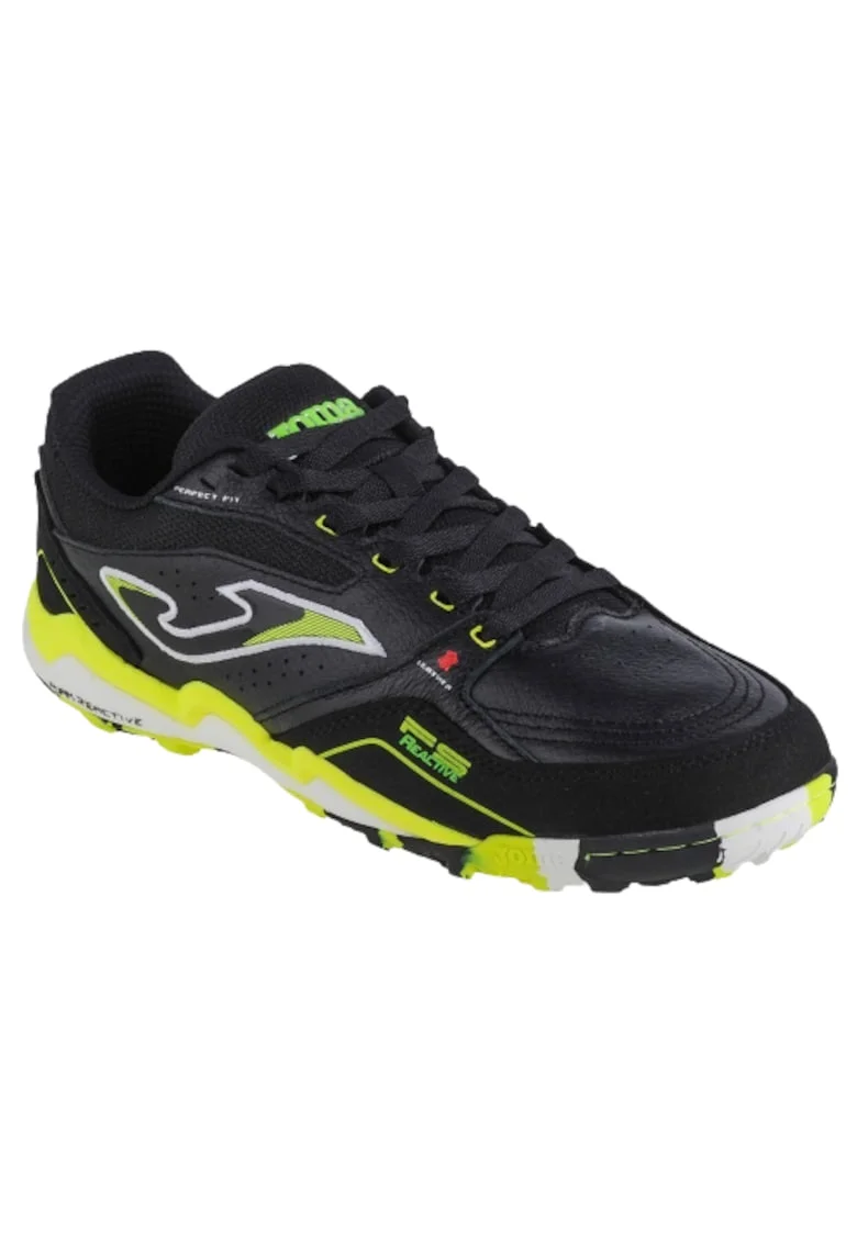 Ghete fotbal barbati -  FS Reactive - FSW2301TF - Piele - Negru/Galben