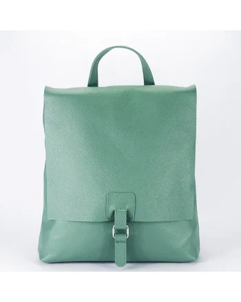 Rucsac 2 in 1 negru din piele naturala 5974-28 M11 17711 - Verde menta