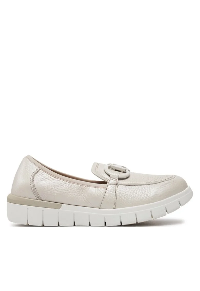 Pantofi sport dama  303663346 - Piele naturala - Ecru - Ecru