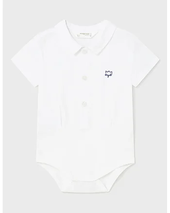 Body polo - Alb optic
