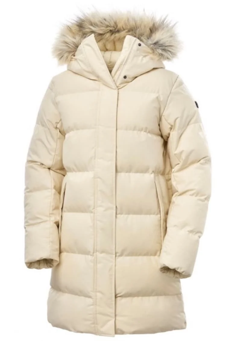 Geaca dama  Blossom Puffy Parka poliester crem bej
