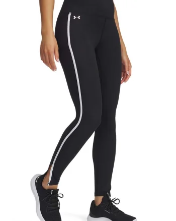 Colanti cu talie inalta pentru antrenament Motion Piped - Alb/Negru