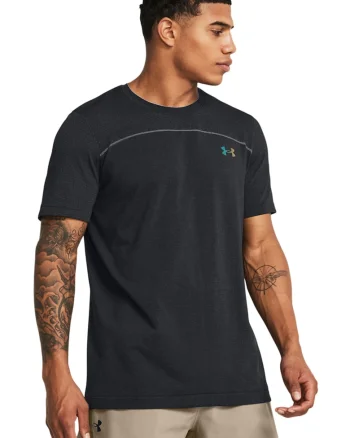 Tricou pentru antrenament Rush - Negru/Gri inchis