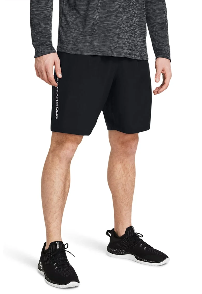 Pantaloni scurti pentru antrenament UA Tech™ Wordmark - Negru/Alb optic