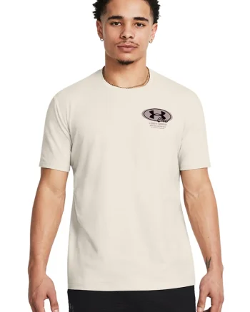 Tricou pentru fitness Grounds - Alb murdar
