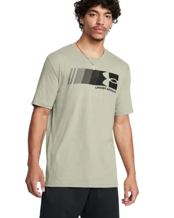 Tricou lejer cu logo pentru antrenament Fast - Verde pal