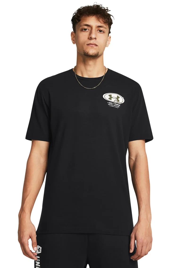 Tricou pentru fitness Grounds - Negru
