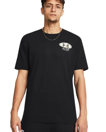 Tricou pentru fitness Grounds - Negru