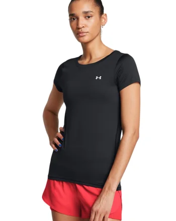 Tricou pentru antrenament HeatGear® - Alb/Negru