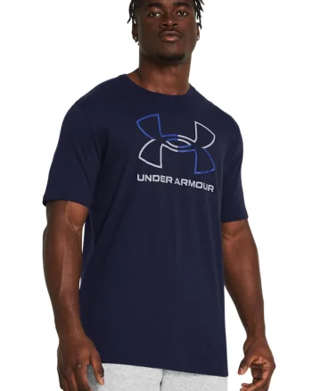 Tricou cu imprimeu logo Foundation - Bleumarin