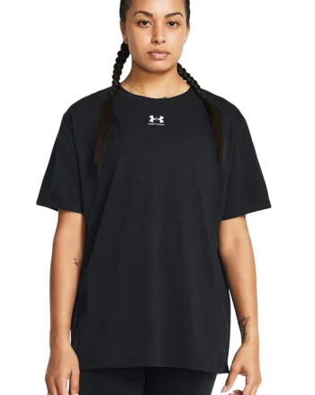 Tricou supradimensionat - pentru antrenament Campus - Negru