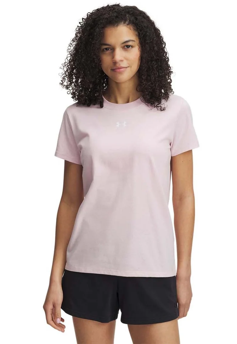 Tricou cu detaliu logo Rival Core - Alb/Roz pal