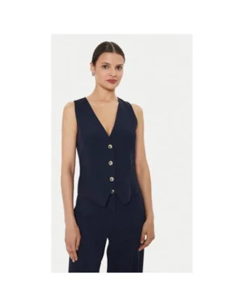 Vesta dama -  304549595 - Viscoza/In - Albastru - Albastru